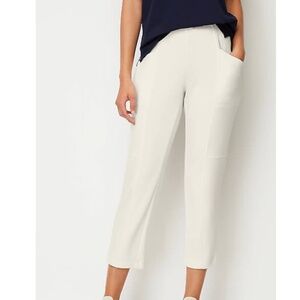 J. Jill Fit Sleek Double-Knit Seamed Crop